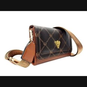 Valentino Orlandi Tan and Black Crossbody